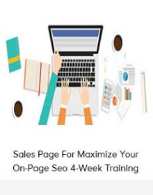 Sales Page For Maximize Your On-Page Seo 4-Week Training