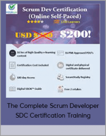 The Complete Scrum Developer SDC Certification Training