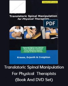 Translatoric Spinal Manipulation For Physical Therapists (Book And DVD Set)