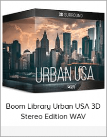 Boom Library Urban USA 3D Stereo Edition WAV