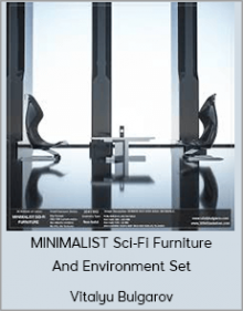 Vitalyu Bulgarov - MINIMALIST Sci-Fi Furniture And Environment Set