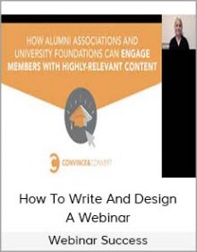 Webinar Success - How To Write And Design A Webinar