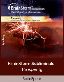 BrainSpeak - BrainStorm Subliminals - Prosperity