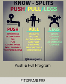 FITXFEARLESS - Push & Pull Program