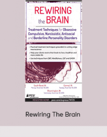 Rewiring The Brain: Treatment Techniques For Obsessive Compulsive Narcissistic Antisocial And Borderline Personality Disorders (Digital Seminar)