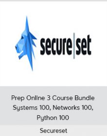 Secureset - Prep Online 3 Course Bundle Systems 100, Networks 100, Python 100