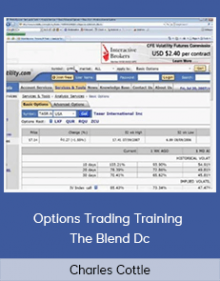 Charles Cottle – Options Trading Training – The Blend Dc