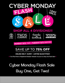 Cyber Monday Flash Sale - Buy One, Get Two!