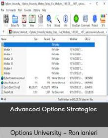 Options University – Ron Ianieri – Advanced Options Strategies