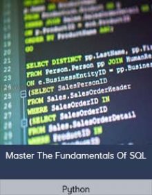 Python - Master The Fundamentals Of SQL