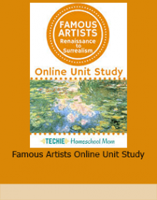 Famous Artists Online Unit Study