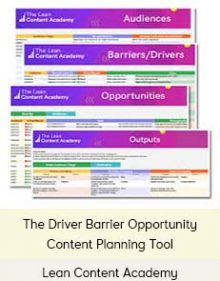 Lean Content Academy – The Driver Barrier Opportunity Content Planning Tool