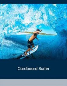 Cardboard Surfer