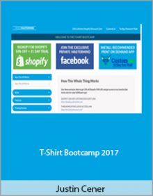 Justin Cener - T-Shirt Bootcamp 2017.Justin Cener - T-Shirt Bootcamp 2017.