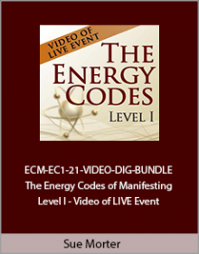 Sue Morter - ECM-EC1-21-VIDEO-DIG-BUNDLE The Energy Codes of Manifesting and Level I - Video of LIVE Event.