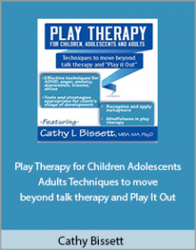 Cathy Bissett - Play Therapy for Children Adolescents and Adults Techniques to move beyond talk therapy and Play It Out.