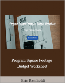 Eric Reinholdt - Program Square Footage - Budget Worksheet..