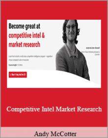 Andy McCotter - Competitive Intel Market Research.