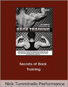 Nick Tumminello Performance - Secrets of Back Training.