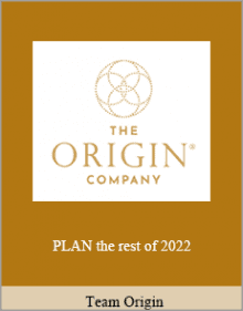 Team Origin - PLAN the rest of 2022.