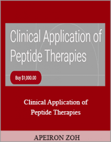 APEIRON ZOH - Clinical Application of Peptide Therapies