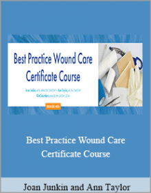 Joan Junkin and Ann Taylor - Best Practice Wound Care Certificate Course.