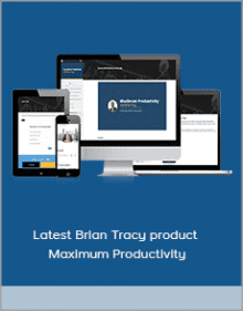 Latest Brian Tracy product: Maximum Productivity