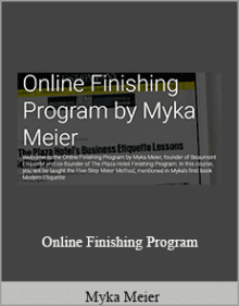 Myka Meier - Online Finishing Program