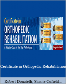 Robert Donatelli, Shante Cofield and Milica McDowell - Certificate in Orthopedic Rehabilitation.