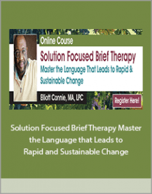 Solution Focused Brief Therapy Master the Language that Leads to Rapid and Sustainable Change.