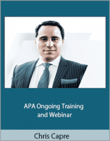 Chris Capre - APA Ongoing Training and Webinar.