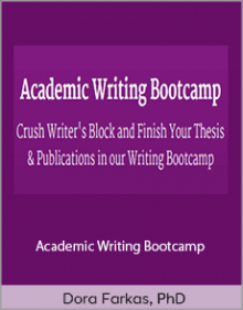 Dora Farkas, PhD - Academic Writing Bootcamp.