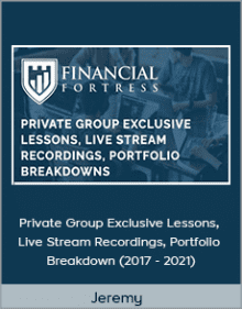 Jeremy Private Group Exclusive Lessons Live Stream Recordings Portfolio Breakdown Download.