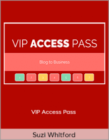 Suzi Whitford - VIP Access Pass.